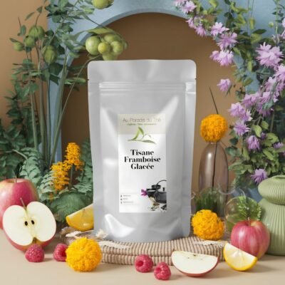 Sachet tisane framboise glacée